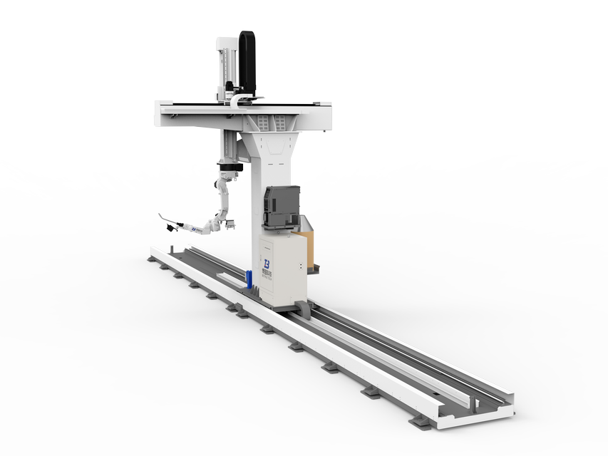 9 軸レールマウントロボット溶接ワークステーション (カンチレバー付き)