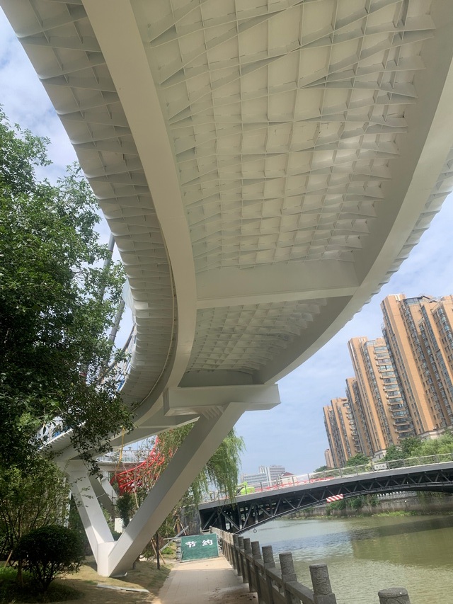 Pont paysager du parc