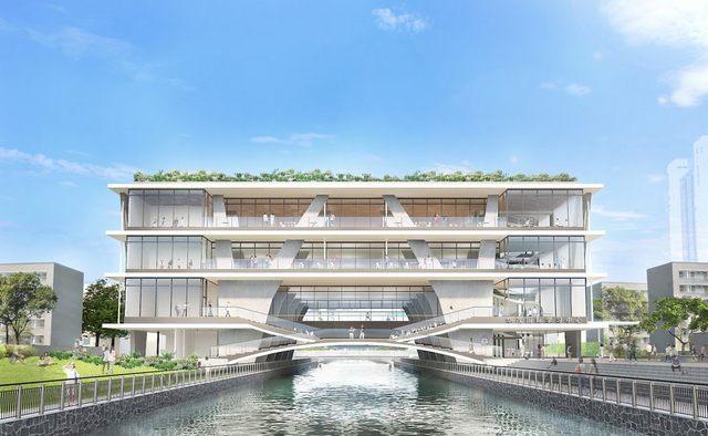 Internationale Bibliothek der Ningbo Huamao International School